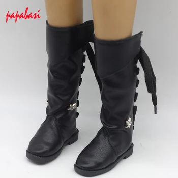8.3cm Black Boots For 18inch American girl dolls shoes also fit 16inch 1/3 dolls boots