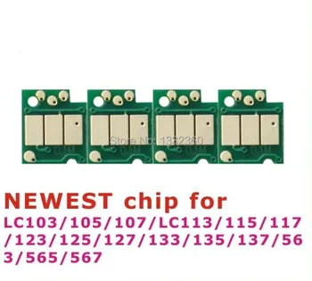 2Set LC101 LC103 LC105 LC107 chip reset For brother MFC-J4510DW MFC-J4410DW MFC-D4610DW Printer chip