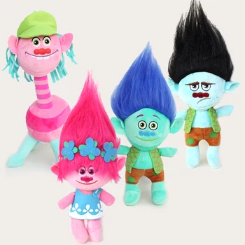 23cm 30cm 35cm 40cm Dreamworks Movie Trolls Anime Poppy Branch Figurin has Soft Plush Mini Trolls Magic Fairy Hair Wizard Toys