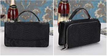 2016 New Women Handbags Black Serpentine Chains Cover Shoulder Bags Messenger Bag Crossbody Flap Totes Ladies Handbag Wholesale
