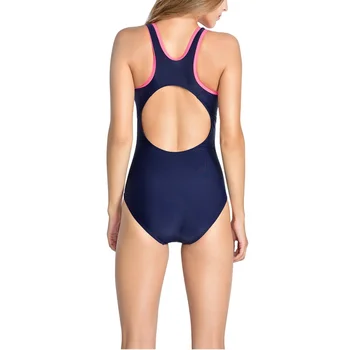Slim Thin Women Triangle Swimwear One-Piece Swimsuit Professional Sports Swimwear 456