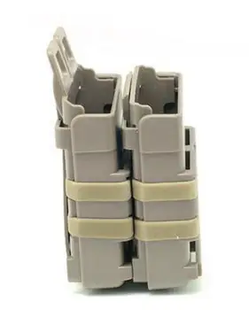 New FAST DOUBLE Magazine Holster Pouch Set MOLLE SYSTEM(DE),FMA Fastmag, 7.62mm