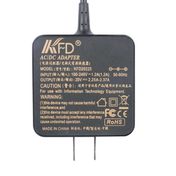 KFD 20V2.2New Adapter Charger 4.8*1.7mm Tip for Lenovo IdeaPad 100,Lenovo Ultrabook, Lenovo Chromebook,KFD Adaptor