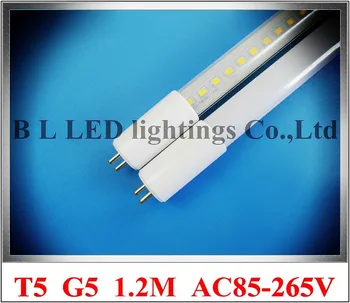 LED tube light lamp T5 LED fluorescent tube light T5 G5 1.2M 1200mm SMD2835LED 120led 20W 2400lm T5 AC85-265V