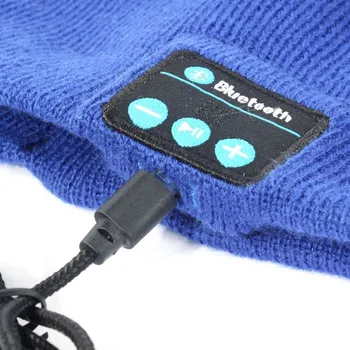 Warm Beanie Hat Wireless Smart Bluetooth Cap Headphone Headset Speaker Mic New