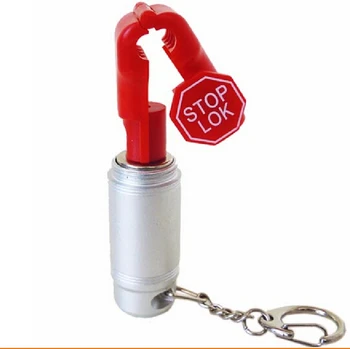 2017 100pcs EAS security Stop Lock,supermarket stem hook stop lock with Magnetic key 2 pcs Detachers
