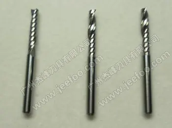 3.175*17 AAA seriesOne spiral Flute Milling Cutter CNC Mill Engraving Tools Wood Router Bits