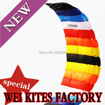 2.7m dual Line Parafoil Kite Power traction stunt kite various colors choose wei kite factory Hot sell albatross