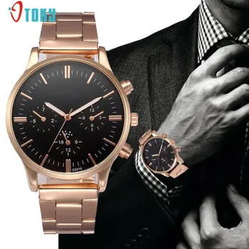 Fashion Men Watches Brand Luxury Stainless Steel Analog Quartz Wrist Watch Creative Apr24