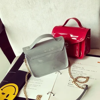 Patent Leather Handbag Chain Small Bag Mini bolsa feminina Woman Bag Shoulder Messenger Bag luxury handbags women bags designer