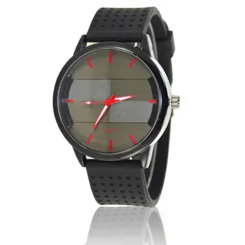 Fashion Mens Watch 2017 Luxury Brand Watches Men's Casual Watch Stereo Surface Silicone Watch