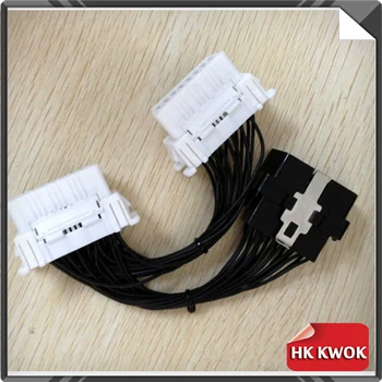 Free DHL/EMS 50pcs/lot For OBD 2 1 TO 2 Cable Female 16 Pin Splitter Extension Auto Car Connector