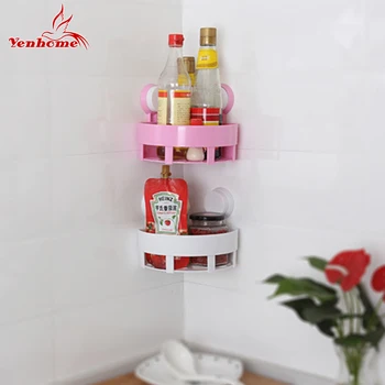 Wall Holder Bathroom Shower Shampoo Soap Cosmetic Storage Rack Organizer Wall Shelf Suction Cup Corner Basket Storing Products