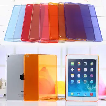 Soft Silicone TPU Gel Case cover for Apple iPad Mini 4 Rubber Shockproof Back Cover for iPad Mini4 Tablet cases S2C042D