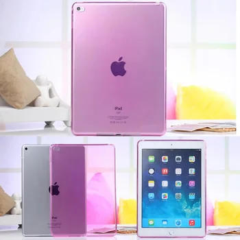 Soft Silicone TPU Gel Case cover for Apple iPad Mini 4 Rubber Shockproof Back Cover for iPad Mini4 Tablet cases S2C042D