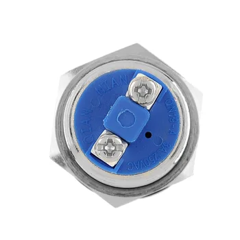 Switch 1pcs 19mm Push Button Metal Momentary Switch High Flush Reactable Screw Terminals Start Horn Button Car