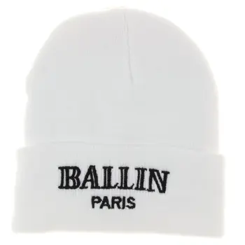 2017 Top Fashion Acrylic Adult Unisex Casual Letter Winter Hats for women and men New Paris Ballin Hip Hop beanie hats bonnet