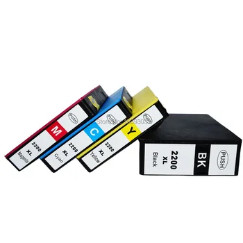 Compatible PGI-2200 Ink Cartridge Compatible with Canon MB5020 MB5320 iB4020 Printers (1 Black,1 Cyan,1 Magenta,1 Yellow)