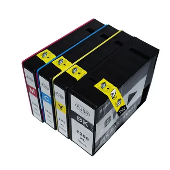 Compatible PGI-2200 Ink Cartridge Compatible with Canon MB5020 MB5320 iB4020 Printers (1 Black,1 Cyan,1 Magenta,1 Yellow)