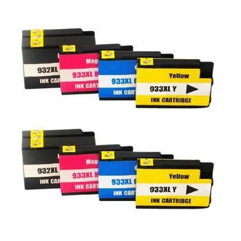12PK Compatible for HP 932 933 Ink Cartridges 932XL 933XL OfficeJet 6100 6600 6700 7110 7610 7612 hp932 hp933 Printer With chip