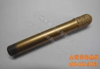 A7-8*12 Sintered Diamond Ball Nose End Mill Cutters, Stone Engraving Tools, 3d/End Milling Granite Router Bit