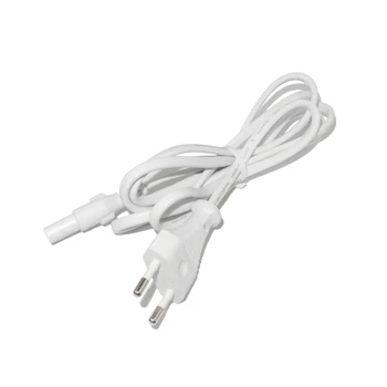 EU Plug White Color 8 Type connector AC Cable Power Cable For Mac Mini Router for apple TV PS2 PS3 Slim Power Cable