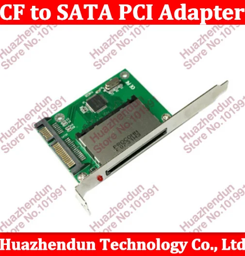 10pcs/lot CF to SATA PCI Adapter HDD SDD Hard Drive Card Reader JM20330