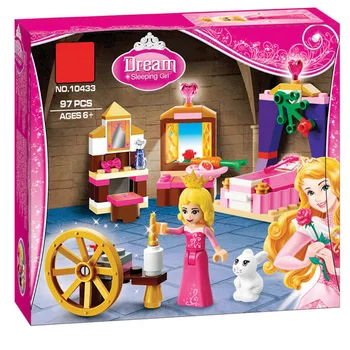 2016 New BELA Building Blocks Toy Set Princess Sleeping Beauty Bedroom Girls Toys Compatible With Lepine 41060 Friends