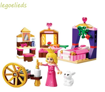 2016 New BELA Building Blocks Toy Set Princess Sleeping Beauty Bedroom Girls Toys Compatible With Lepine 41060 Friends