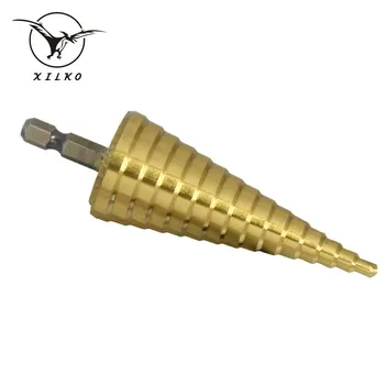 XILKO 4-32mm Drill Step Drill Bit Metal HSS 1pcs Six Angle Handle Step Drill Bit Power Tools Metal Hole Cutter Tools