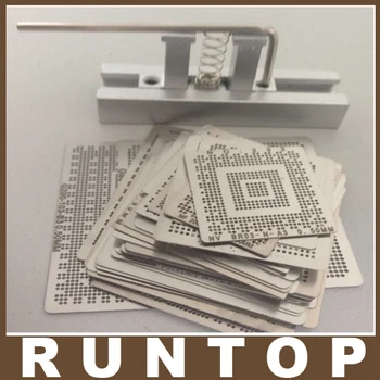 For Laptop Intel Chip 50 pcs /set Bga Reballing Stencil Tample Kit with Free Universal Reball Station