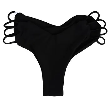 2017 New Women Bikini Bottom Swimwear Beach Thong T-Back Bathing Swim Suit Size S-XL EA14