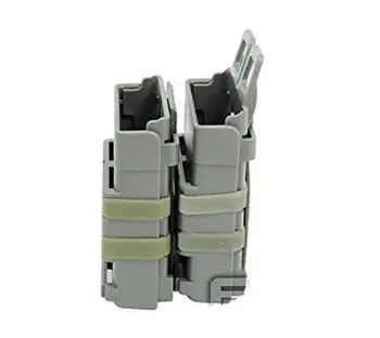 EFOSE New FAST DOUBLE Magazine Holster Pouch Set MOLLE SYSTEM(FG),7.62mm