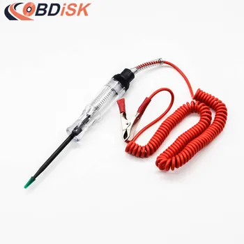 Big type electrical test pen Spring wire professional DC 6V-12V Voltage Test Pencil