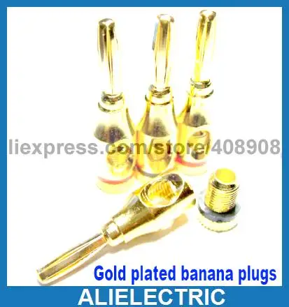 50pcs Banana Plug for Binding Post Speaker Test Probes