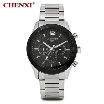 2017 Hot Watches Men Top Brand Luxury Wristwatches Men Stainless Steel Casual Military Watch Relogio Masculino Fashion Hours