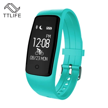 Original TTLIFE Fitness Tracker Pedometer Smart Wristband Touch Key Smart Bracelet Heart Rate Monitor Smart Watch IOS Android
