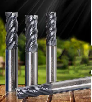 3PCS HRC62 d4/5/6*6D*50L stainless steel special tungsten steel milling cutter steel cutting end mill