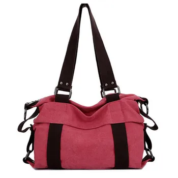 Women Canvas bag 2017 Casual Handbags Large Capacity Blue Hobos Bolsa Feminina Women Messenger Bag Big Tote Bag A267