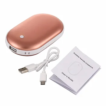 2-in-1 Pocket Heater As Hand Warmer Multifunctional Portable Electric Heater 5200mah Power Bank For Phone Computer
