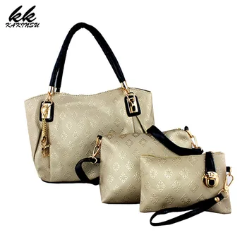 Famous designer luxury brands women bag set medium women handbag set 2016 3pcs/set new women shoulder bag #Z8903