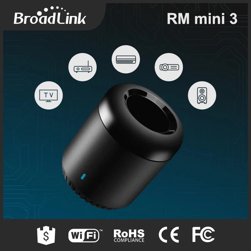 Original Broadlink RM Mini3 Universal Intelligent WiFi/IR/4G Wireless Remote Controller Via IOS Android Smart Home Automation