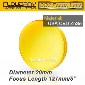 USA CVD ZnSe Focus Lens Dia. 20mm FL 127mm 5