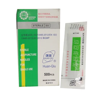 500 pcs Universal therapy acupuncture needles disposable acupuncture needles sterile acupuntura needles 10 pcs with a tube