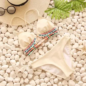 New Bikinis 2016 Sexy Swimwear Women Swimsuit Push Up Brazilian Bikini set Bandeau Summer Beach Bathing Suits female Biquini