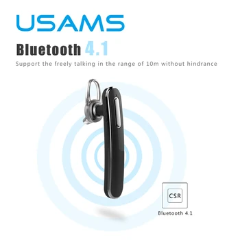Original USAMS Stereo Bluetooth Headphones Headset Bluetooth 4.1 For iPhone Samsung Xiaomi Bluetooth Earphone Mic Handfree