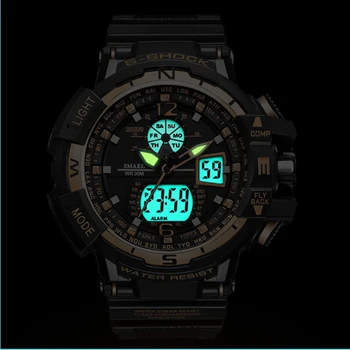 Newest LED Digital Watch Mens Sports Wrist Watches 2017 Clock Famous Top Brand Luxury Electronic Digital-watch Relogio Masculino