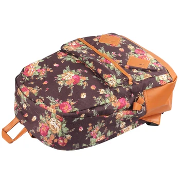 Women Girl Backpack Canvas Rucksack Flower Backpack School Book Shoulder Bag Student School Travel bags Mochila bolsas femininas