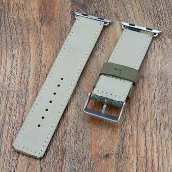 New Style Camouflage Canvas Nylon Leather Sport Wrist Apple Watch Strap, For iwatch band 42mm 38MM With Adapter