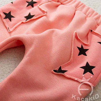 2017 Infant Girls Clothes Baby Clothing Sets Spring and Autumn Cute Long Sleeve Cotton Tops+Long Pants 2pcs Girls Clothes Sets